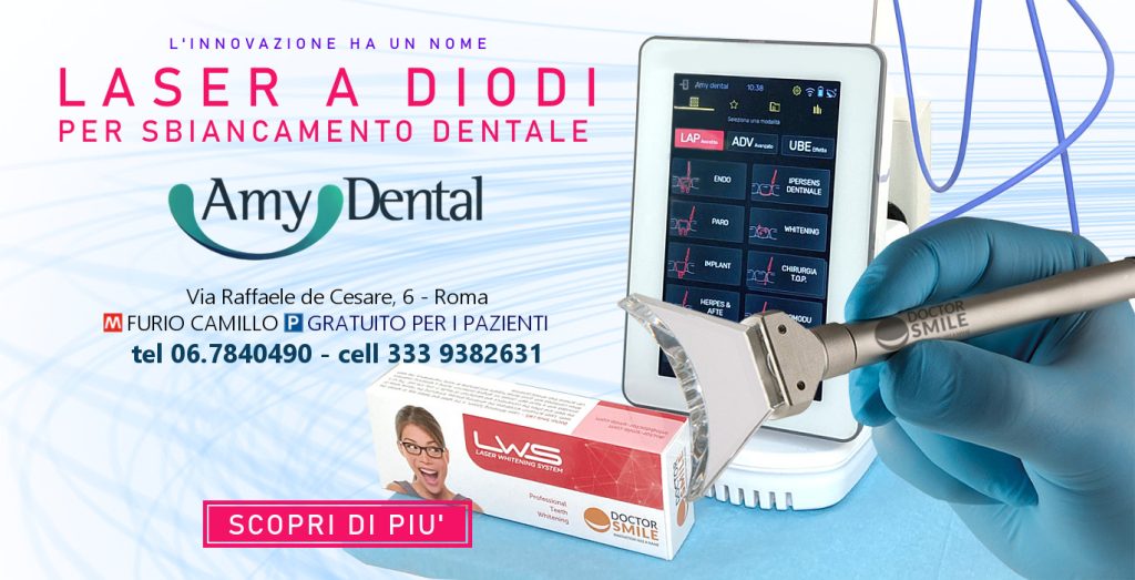 Laser a diodi per sbiancamento dentale